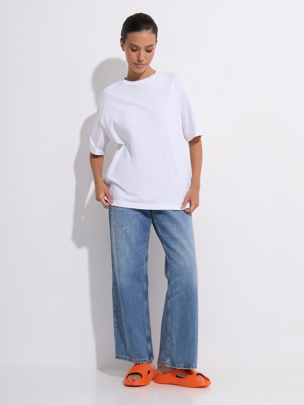 Шлепанцы женские оранжевые