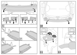Фаркоп под квадрат Berg для Toyota RAV4 CA40 2012-2019, шар E, 1200/75 кг, F.5711.002