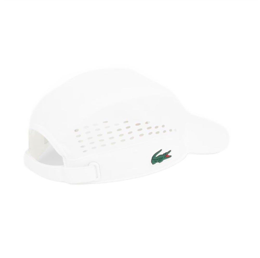 Теннисная кепка Lacoste Diamond Taffeta - white