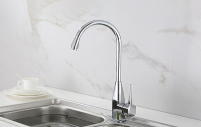 40082 Смеситель для кухни высокий (ХРОМ) HANSEN  (10/1шт)