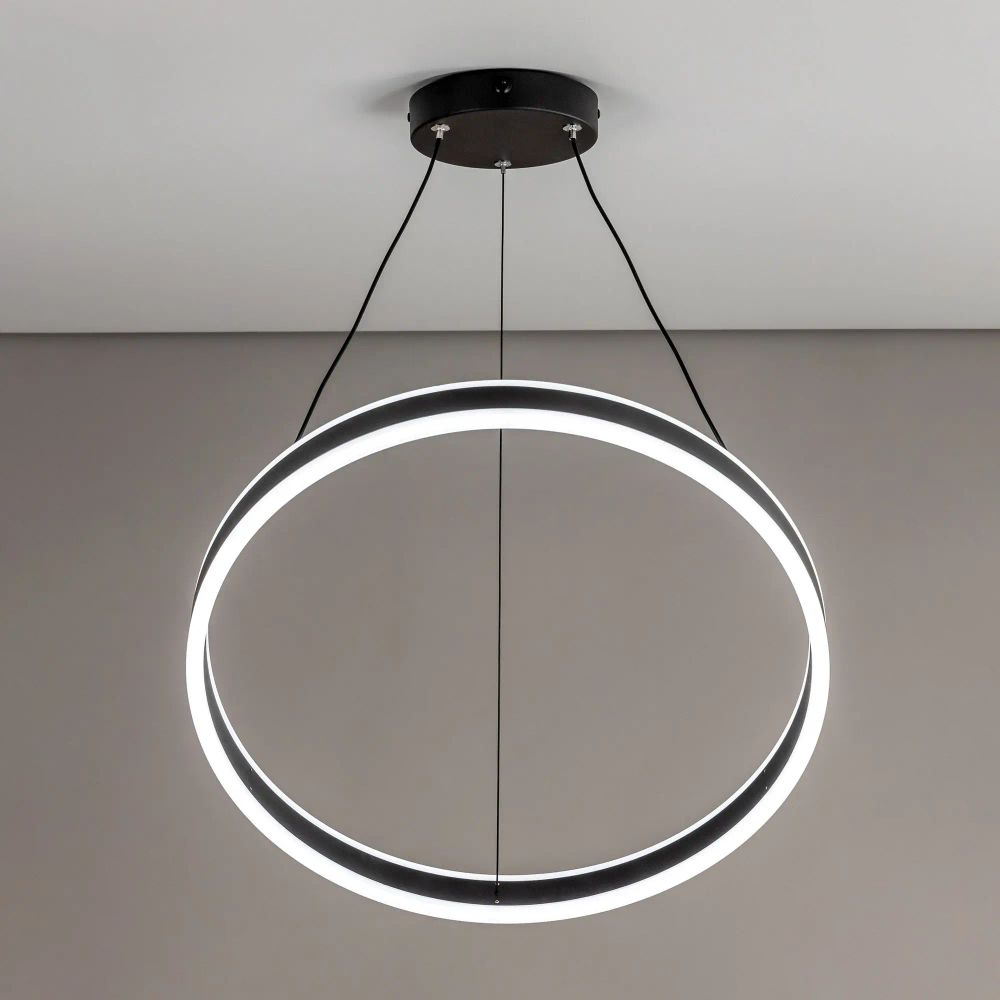 Citilux Дуэт CL719501 LED Люстра подвесная с пультом Чёрная