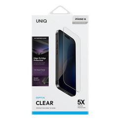 Защитное стекло Uniq OPTIX (+installer) для iPhone 16 Clear (IP6.1(2024)-CLEAR)