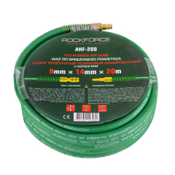Шланг резиновый воздушный армированный с фитингами 8мм x 14мм x 20м RockForce RF-AHF-208