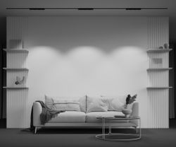 Трековый магнитный светодиодный светильник Maytoni Radity Points TR082-1-18W3K-M-B