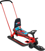 Снегокат «Тимка спорт 6» хоккей (красный каркас) (арт. ТС6/Х2)