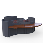 Скамейка Плантер с вазонами