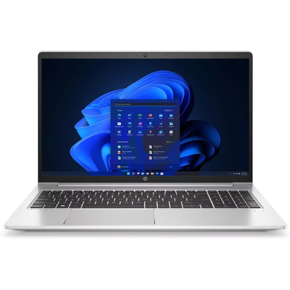 Ноутбук HP ProBook 450 G9, 15.6&amp;quot; (1920x1080) IPS/Intel Core i5-1235U/8ГБ DDR4/512ГБ SSD/Iris Xe Graphics/Без ОС, серебристый [6S7D7EA]