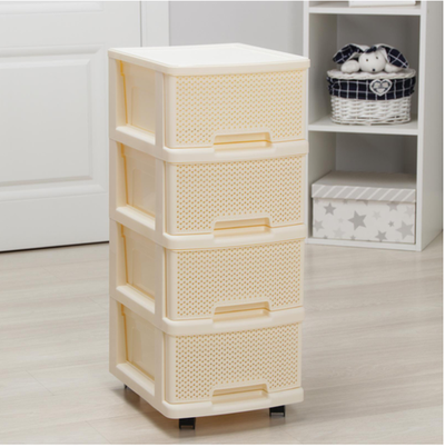 Комод Ajur «Компакт», 4-секционный, цвет слоновая кость