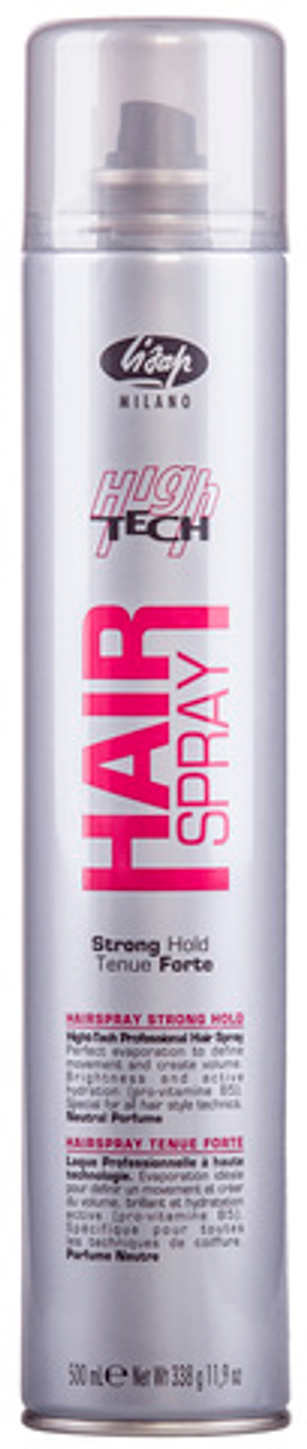 Лак Хай Тек Лисап сильной фиксации для волос 500мл.