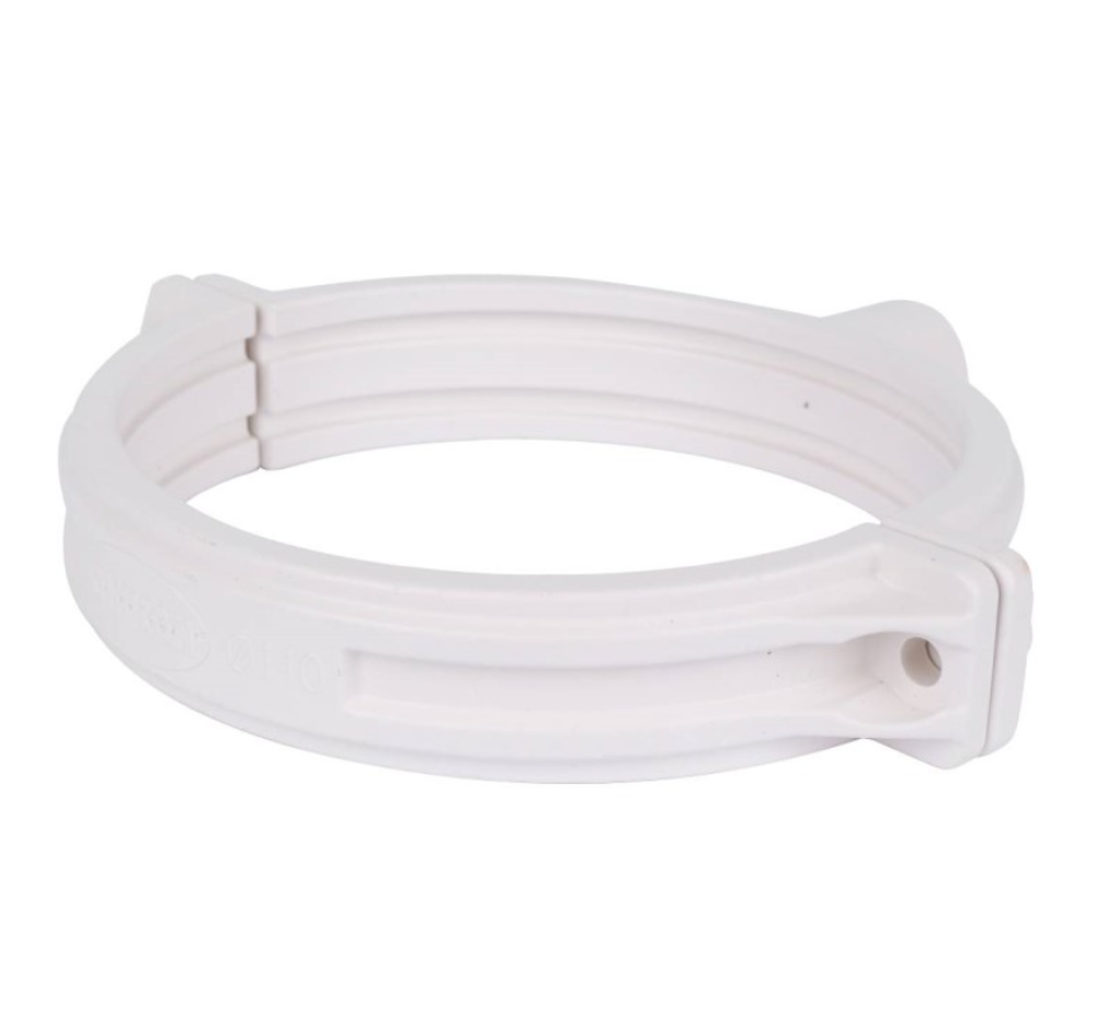 Хомут пластиковый для шумопоглощения канализационных труб d=110 мм