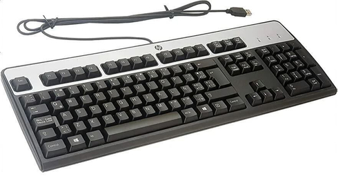 Клавиатура HP KU-0316 Black-Silver USB