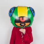 Шар (22''/56 см) Фигура, Бравл Старс, Леон, 1 шт.