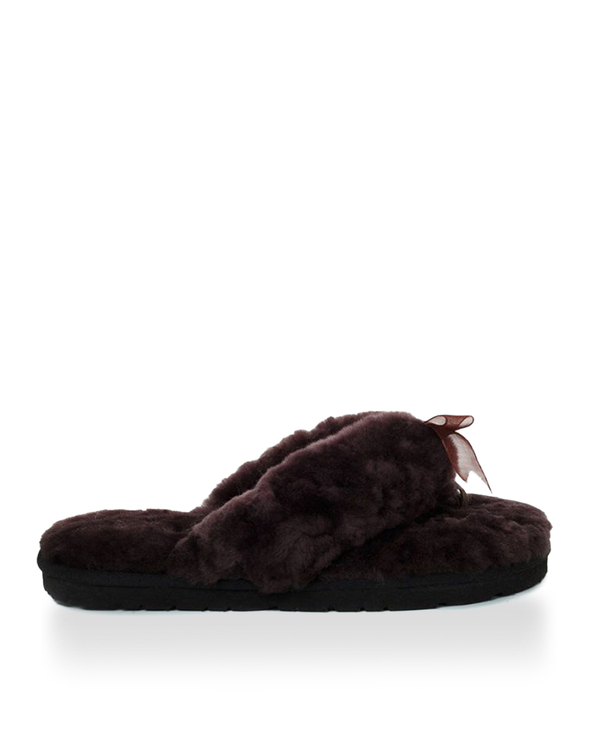 FLUFF FLIP FLOP II-chocolate