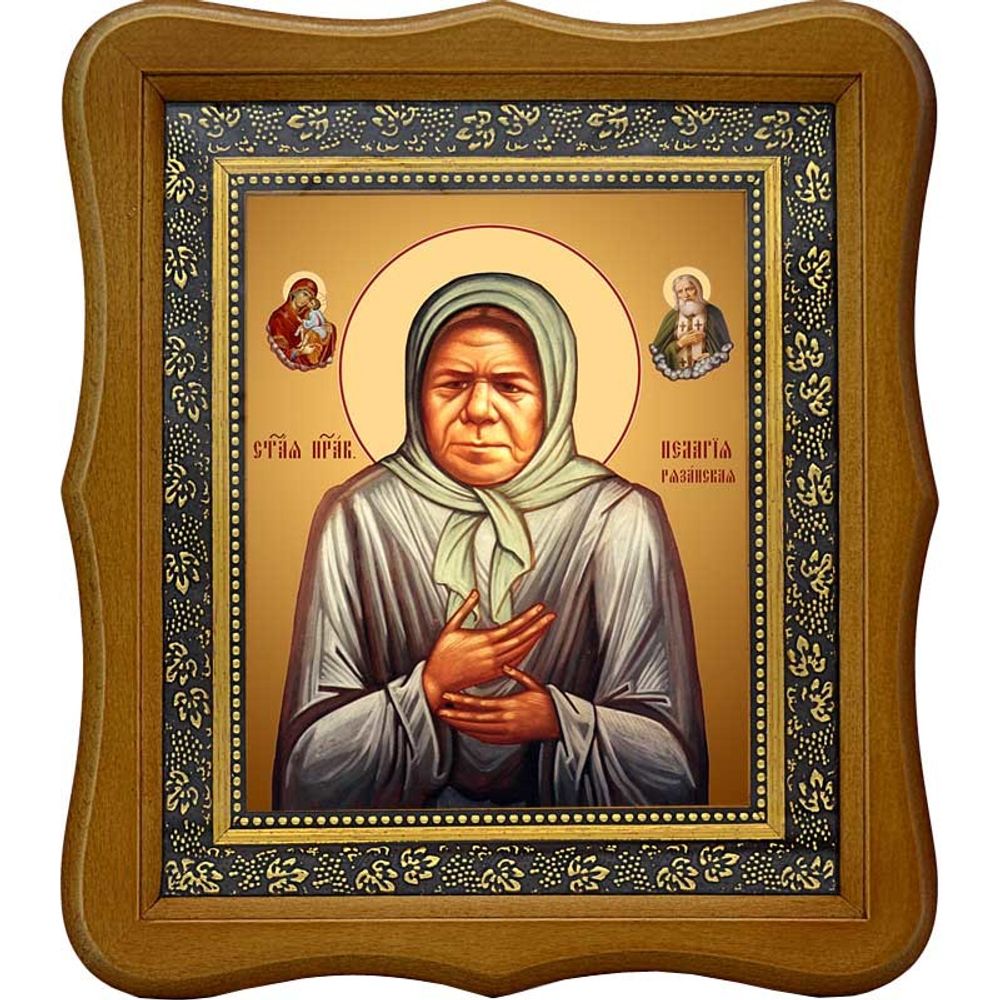 Пелагия Рязанская блаженная. Икона на холсте.