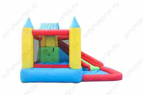 Батут на дачу для детей "Волшебный домик" 3,5*2,7*2,15 м