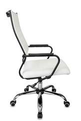 Кресло руководителя Бюрократ CH BALANCE SL Line белый экокожа крестов. металл хром
