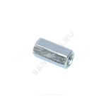Гайка удлиненная стальная оц М10х30 к.п. 5 шестигранная DIN 6334 .