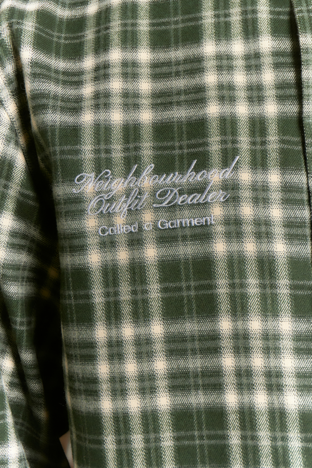 Рубашка Called a Garment Human Flannel Shirt "Dark Green"