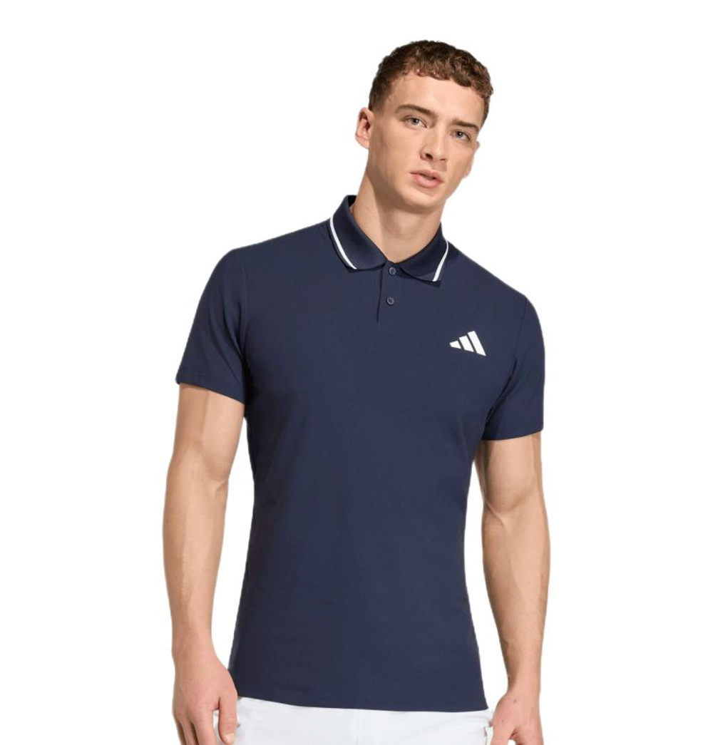Мужское теннисное поло Adidas Tennis Climacool Freelift Pro - legend ink