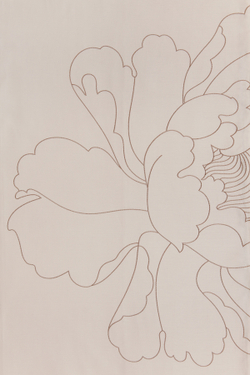 Постельное белье 1,5 спальное Luxberry Peony бежевое