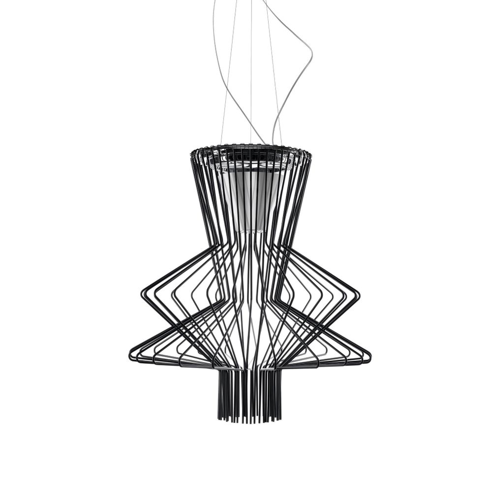 Подвесной дизайнерский светильник  Allegretto Ritmico 2 by Foscarini (черный)