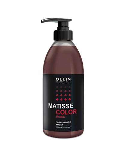 OLLIN Professional Matisse Color Rubin Маска для волос тонирующая, 300 мл