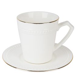 Набор чайный 12пр. "Prime" (6 персон) v=340мл (фарфор) (подарочная упаковка)