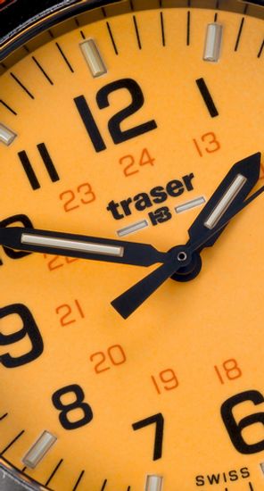 Швейцарские тактические часы Traser P67 OFFICER PRO GUNMETAL Orange 107867