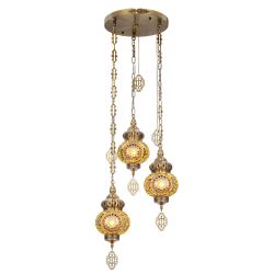 Citilux Каир CL419135 Подвесной светильник Мозаика Янтарь