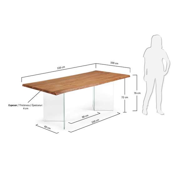 Стол Levik 220х100 см