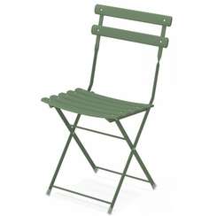 Стул металлический складной Arc en Ciel, зеленый