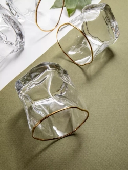 Набор бокалов для виски 6шт изогнутые