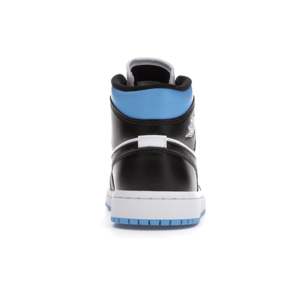 Кроссовки Air Jordan 1 Mid Emerges In Black And Blue