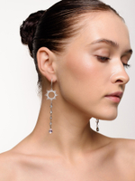 Серьги "Sun long Pink Blue"