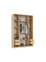 Шкаф для одежды 4 створки Мальта 160х51х240