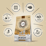 Сухой корм CRAFTIA NATURA для взрослых собак средних и крупных пород из ягненка с перепелкой 640 г