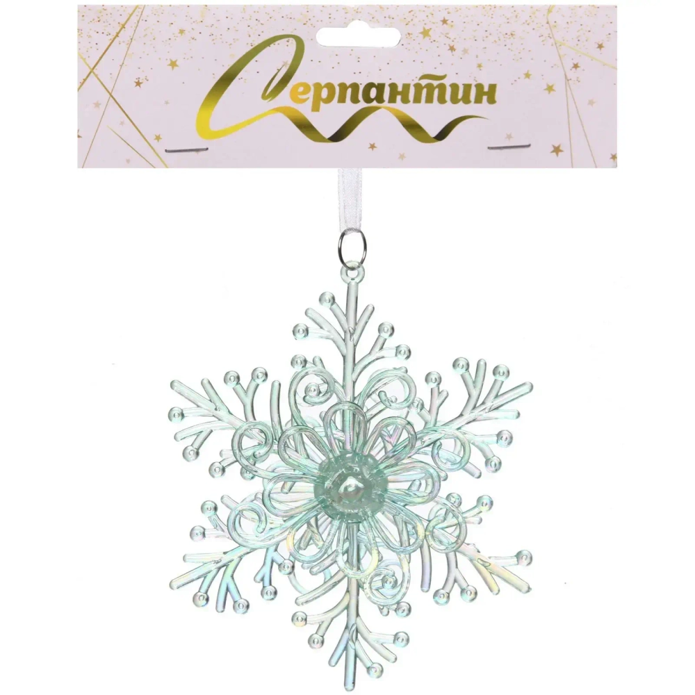 Подвеска «Волшебство зимы» 13*13 см, Зелёный