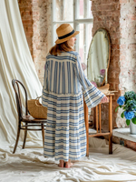 Платье в полоску МОРСКОЕ