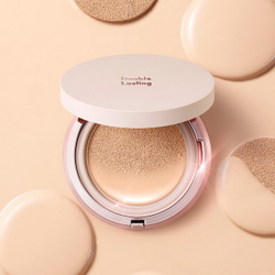 Увлажняющий кушон с эффектом двойного сияния Etude Double Lasting Cushion Glow SPF50+/PA+++ #17N1 Neutral Vanilla, 15г