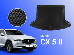 Коврик в багажник EVA 3D для Mazda CX-5 ll 2017-22 Delform EVB-1703-B