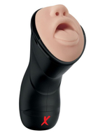 Мастурбатор-ротик с вибрацией глубокая глотка PDX ELITE Deep Throat Vibrating Stroker (Цвет: телесный с черным)
