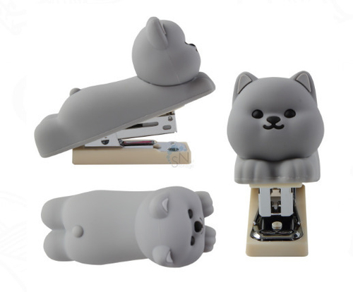 Степлер №24/6-26/6 КОКОС Китти серый (252281)