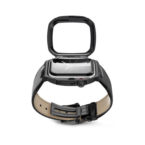 Корпус для Apple Watch ROYAL45 - Black Leather