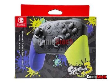 Геймпад/джойстик беспроводной Nintendo Switch Pro Controller, Splatoon 3 Edition (Сине-зеленый)