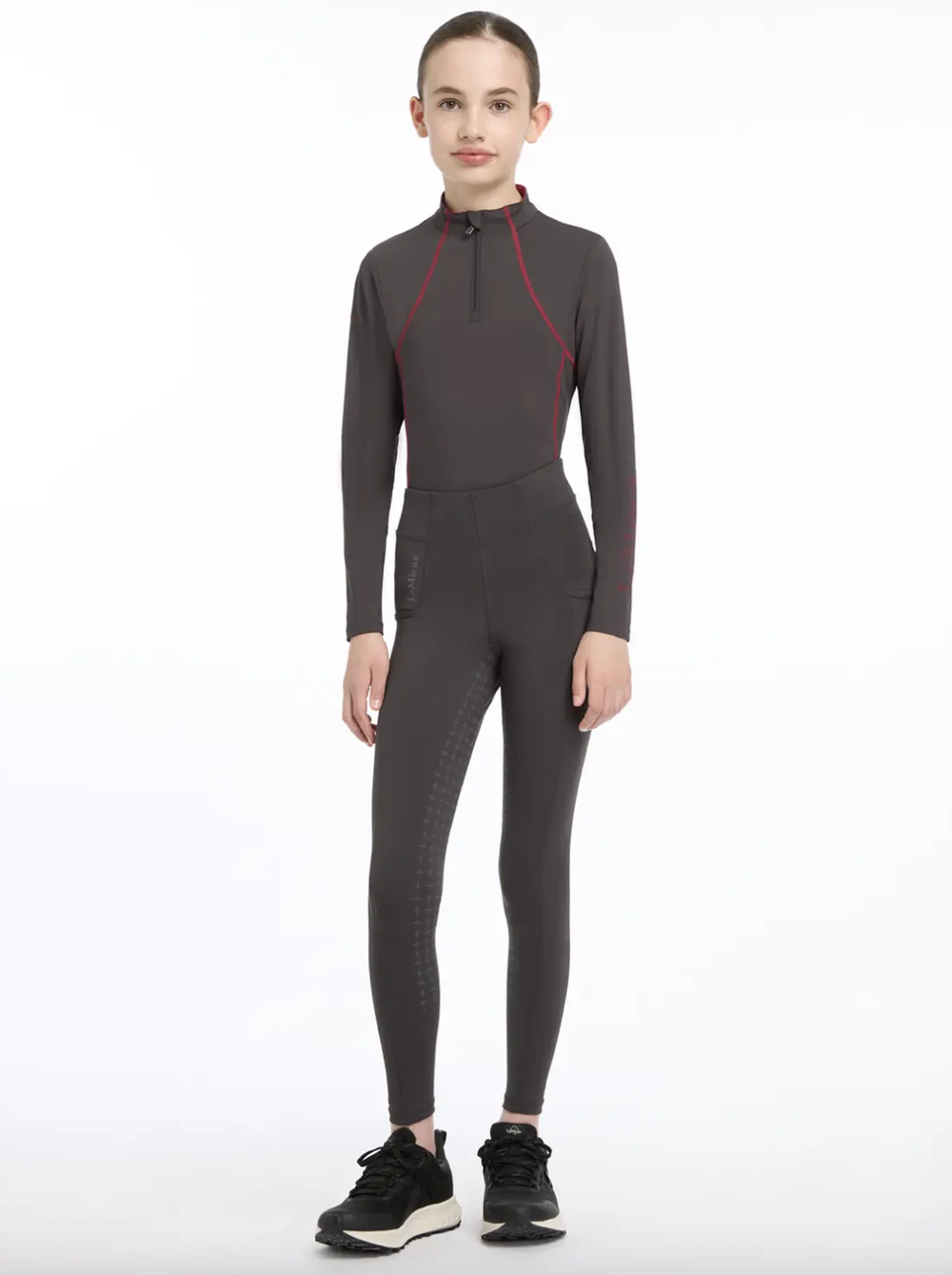 Бреггинсы детские с полной леей LeMieux Young Rider Orla Pull Ons Cinder