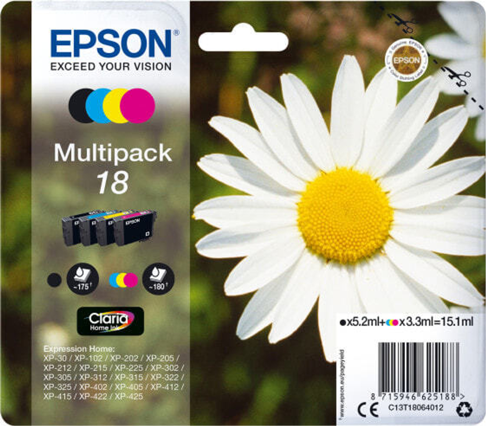 Картридж струйный Multipack Epson Daisy C13T18064022