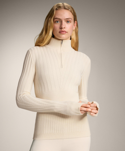 Oysho Термофутболка в рубчик, экрю