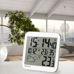 Часы настенные Bresser MyTime LCD, белые