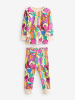 Пижама для девочки Next Q96-792, 3 шт., Розовый, Синий, Бежевый