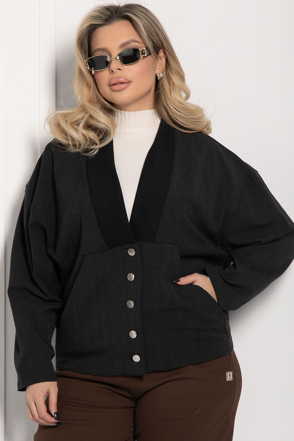 Жакет Любимый образ (серый) Б12683-13 LT Collection